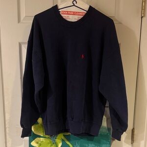 Polo Ralph Lauren  Dark Blue Crewneck Sweater VINTAGE